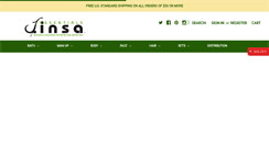 Desktop Screenshot of jinsaessentials.com